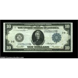 Fr. 911c $10 1914 Federal Reserve Note Choice About New. A nice original example of the scarcer "c".