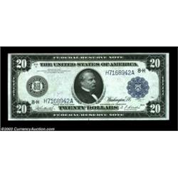 Fr. 994 $20 1914 Federal Reserve Note Choice About New. Bright and very well margined. Important not