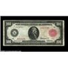 Fr. 1072b $100 1914 Red Seal Federal Reserve Note Fine. This nice Red Seal has lots of color remaini