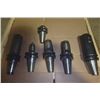 Image 1 : Lot of 6 CAT 40 Tooling, Retention Knobs are missing!