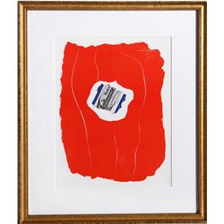 Robert Motherwell, Tricolor 137, Offset Lithograph