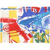 Image 1 : Jasha Green, Colorful Abstract Cubist Lithograph 3