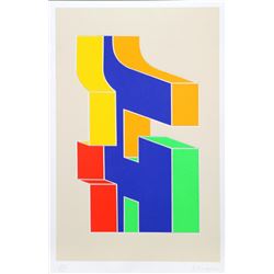 Chryssa, Times Square Fragment #10, Serigraph