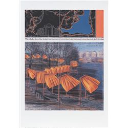 Christo, The Gates: Central Park, New York City II, Offset Lithograph