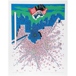 Risaburo Kimura, City 380, Silkscreen