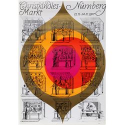 Travel Poster, Christkindls Markt - Nuremberg, Poster