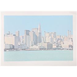 HN Han, NY Skyline from the City Scapes Portfolio, Silkscreen