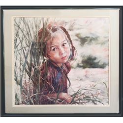 Wai Ming, Lovely Bright Eyes, Lithograph