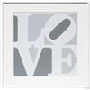 Image 1 : Robert Indiana, Love (Grey), Serigraph