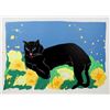 Image 1 : Walasse Ting, Black Cat, Lithograph