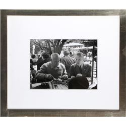 Boris Lipnitzki, Pablo Picasso avec Michel Leiris, Cannes, Photograph