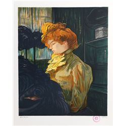 Laurent Marcel Salinas, Portrait de Femme after Toulouse-Lautrec, Lithograph