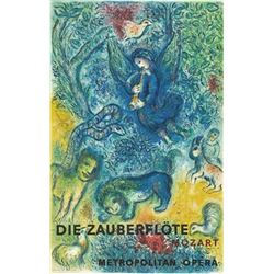 Marc Chagall, Metropolitan Opera: Die Zauberfloete, Mozart, Lithograph