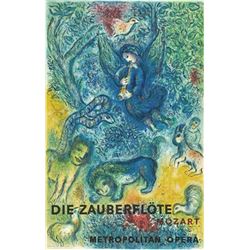 Marc Chagall, Metropolitan Opera: Die Zauberfloete, Mozart, Lithograph