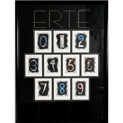 Erte, Numbers, Poster