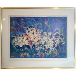 Moshe Raviv (aka Moi Ver), Jerusalem of Gold, Lithograph