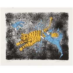 Gloria Starr, Circus Tiger, Silkscreen