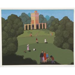 Branko Bahunek, Sunday in Masimir Park, Serigraph