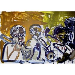 Romare Bearden, Brass section (From the Jazz Series), Lithograph