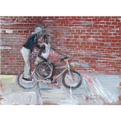 Andrew Turner, Peg Rider, Oil on Wood