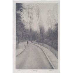 Harold Altman, February I, Lithograph