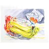 Image 1 : Janet Fish, Bag of Bananas, Aquatint Etching