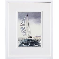 John McNulty, Sailing I, Lithograph