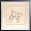 Image 1 : Ben Shahn, Angel Playing Organ, Lithograph