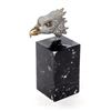 Image 4 : AJ Obara, Eagle Head, Bronze Sculpture, Marble Base