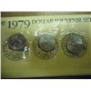 Image 2 : 1979 P/D/S SBA DOLLAR SOUVENIR SET WITH ENVELOPE