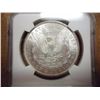 Image 2 : 1883-O MORGAN SILVER DOLLAR NGC MS62 TONED OBV.