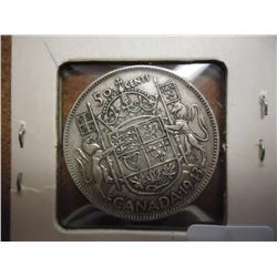 1943 CANADA SILVER 50 CENTS