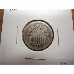 1869 SHIELD NICKEL