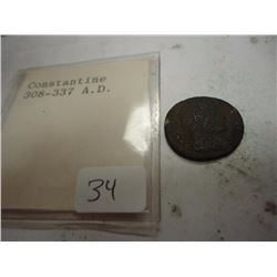 308-337 A.D. CONSTANTINE ANCIENT COIN