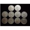 Image 2 : 10 ASSORTED 1960'S CANADA SILVER 10 CENTS