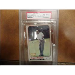 TIGER WOODS 2001 PSA NM-MT 8 GRADED CARD