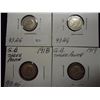 Image 1 : 1914,16,18 & 19 GREAT BRITAIN SILVER 3 PENCE