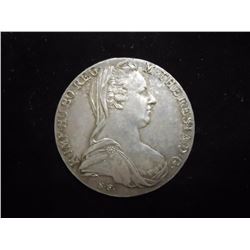 1780 AUSTRIA MARIA THERESIA THALER (SILVER)