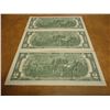 Image 2 : 3-1976 $2 FRN'S WITH POSTAL CANCELATIONS AND CONSECUTIVE SERIAL 'S, CRISP UNC H07857957A-HO7857959A