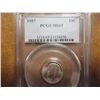 Image 1 : 1957 SILVER ROOSEVELT DIME PCGS MS65