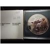 Image 1 : 1988 CANADA IRON WORKERS SILVER DOLLAR PROOF, .3750 OZ. ASW, ORIGINAL ROYAL CANADIAN MINT PACKAGING