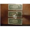 Image 2 : 3-2003-A $1 FRN'S CRISP UNC WITH OVERLAYS