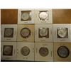 Image 1 : 10 ASSORTED 1937-1963 CANADA SILVER 25 CENTS