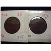 Image 1 : 1871 & 1876-H PRINCE EDWARD ISLAND 1 CENTS