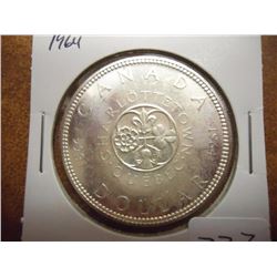 1964 CANADA SILVER DOLLAR