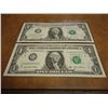 Image 1 : 2-2003-A $1 FRN'S LOW CONSECUTIVE SERIAL 'S UNC SERIAL NUMBERS ARE:G00003725H-G00003726H