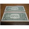 Image 2 : 2-2003-A $1 FRN'S LOW CONSECUTIVE SERIAL 'S UNC SERIAL NUMBERS ARE:G00003725H-G00003726H