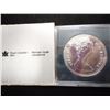 Image 2 : 1983 CANADA EDMONTON SILVER DOLLAR PF .3750 OZ. ASW, ORIGINAL ROYAL CANADIAN MINT PACKAGING
