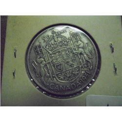 1951 CANADA SILVER 50 CENTS