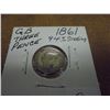 Image 1 : 1861 GREAT BRITAIN SILVER 3 PENCE